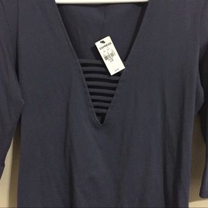 Express Navy Blue Top